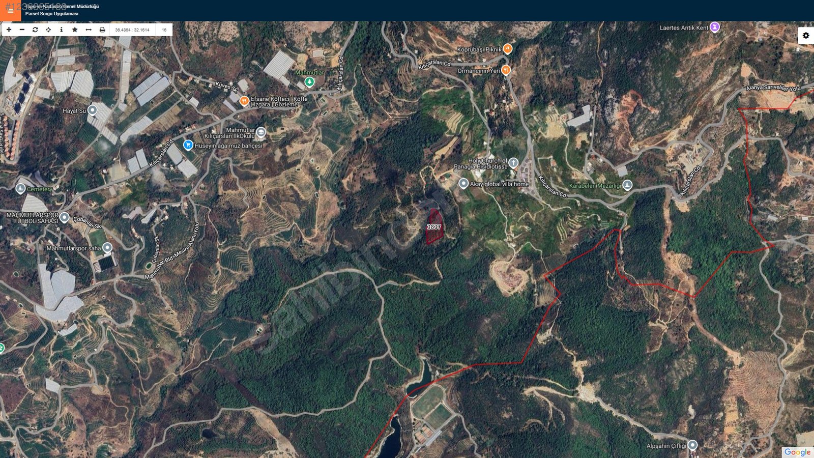 ALANYA MAHMUTLARDA DENİZ MANZARALI FIRSAT ARSA 191 M² - ANTALYA ALANYA fotoğraf 3